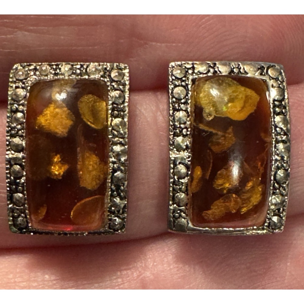 Vintage 80s 90s Y2K Pierced Earrings Boho Geometric Mobwife Forest Fairy